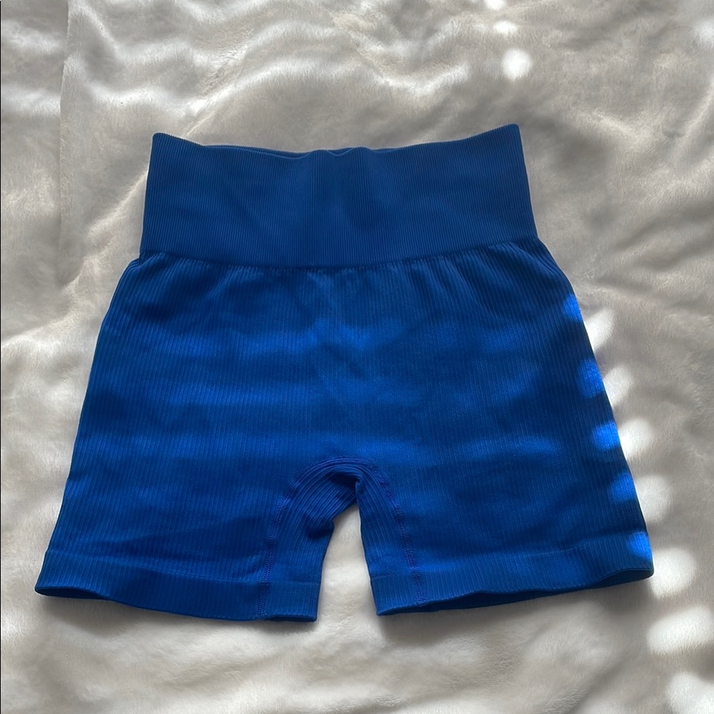 Blue Workout Shorts